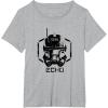 imageStar Wars The Bad Batch Echo C1 TShirtHeather Grey