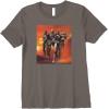 imageStar Wars The Bad Batch Hunter Wrecker Tech Crosshair Sunset Premium TShirtAsphalt Grey