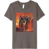 imageStar Wars The Bad Batch Hunter Wrecker Tech Crosshair Sunset Premium TShirtAsphalt Grey