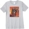imageStar Wars The Bad Batch Hunter Wrecker Tech Crosshair Sunset Premium TShirtHeather Grey