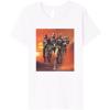 imageStar Wars The Bad Batch Hunter Wrecker Tech Crosshair Sunset Premium TShirtWhite