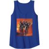 imageStar Wars The Bad Batch Hunter Wrecker Tech Crosshair Sunset Tank TopRoyal Blue