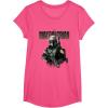 imageStar Wars The Mandalorian Boba Fett Logo Portrait R15 TShirtPink Heather