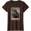 imageStar Wars The Mandalorian Boba Fett TShirtBrown