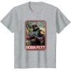 imageStar Wars The Mandalorian Boba Fett TShirtHeather Grey
