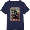 imageStar Wars The Mandalorian Boba Fett TShirtNavy Blue