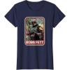 imageStar Wars The Mandalorian Boba Fett TShirtNavy Blue