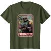 imageStar Wars The Mandalorian Boba Fett TShirtOlive Green