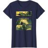 imageStar Wars The Mandalorian Concord Dawn Comic Style Scene TShirtNavy Blue