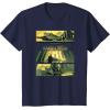 imageStar Wars The Mandalorian Concord Dawn Comic Style Scene TShirtNavy Blue