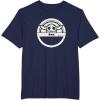imageStar Wars The Mandalorian Grogu Floating Pod Sticker TShirtNavy Blue