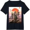 imageStar Wars The Mandalorian Group Poster TShirtBlack