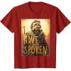 imageStar Wars The Mandalorian Kuiil I Have Spoken TShirtCranberry Red