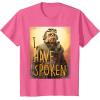 imageStar Wars The Mandalorian Kuiil I Have Spoken TShirtPink Heather