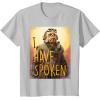 imageStar Wars The Mandalorian Kuiil I Have Spoken TShirtSilver Grey