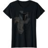 imageStar Wars The Mandalorian Muted Warrior TShirtBlack