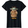 imageStar Wars The Mandalorian The Child Cute TShirtBlack