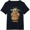 imageStar Wars The Mandalorian The Child Cute TShirtBlack