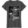 imageStar Wars The Mandalorian The Child Dont Eat That R2 TShirtDark Heather Grey