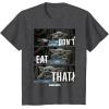 imageStar Wars The Mandalorian The Child Dont Eat That R2 TShirtDark Heather Grey