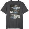 imageStar Wars The Mandalorian The Child Dont Eat That R2 TShirtDark Heather Grey