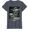 imageStar Wars The Mandalorian The Child Dont Eat That R2 TShirtHeather Blue