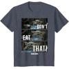 imageStar Wars The Mandalorian The Child Dont Eat That R2 TShirtHeather Blue