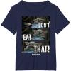 imageStar Wars The Mandalorian The Child Dont Eat That R2 TShirtNavy Blue