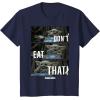 imageStar Wars The Mandalorian The Child Dont Eat That R2 TShirtNavy Blue