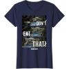 imageStar Wars The Mandalorian The Child Dont Eat That R2 TShirtNavy Blue