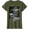 imageStar Wars The Mandalorian The Child Dont Eat That R2 TShirtOlive Green