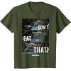 imageStar Wars The Mandalorian The Child Dont Eat That R2 TShirtOlive Green