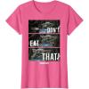 imageStar Wars The Mandalorian The Child Dont Eat That R2 TShirtPink Heather