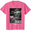 imageStar Wars The Mandalorian The Child Dont Eat That R2 TShirtPink Heather