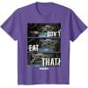 imageStar Wars The Mandalorian The Child Dont Eat That R2 TShirtPurple Heather