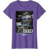 imageStar Wars The Mandalorian The Child Dont Eat That R2 TShirtPurple Heather