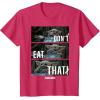 imageStar Wars The Mandalorian The Child Dont Eat That R2 TShirtRed Heather