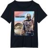 imageStar Wars The Mandalorian The Child Painting TShirtBlack