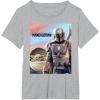 imageStar Wars The Mandalorian The Child Painting TShirtHeather Grey