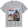 imageStar Wars The Mandalorian The Child Painting TShirtHeather Grey