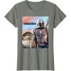 imageStar Wars The Mandalorian The Child Painting TShirtOlive Heather