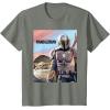 imageStar Wars The Mandalorian The Child Painting TShirtOlive Heather