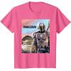 imageStar Wars The Mandalorian The Child Painting TShirtPink Heather