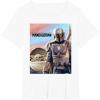 imageStar Wars The Mandalorian The Child Painting TShirtWhite