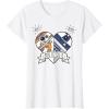 imageStar Wars Valentines Day You R2 Cute Heart Droids Logo TShirtWhite