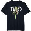 imageStar Wars Yoda Lightsaber Best Dad Fathers Day TShirtBlack