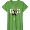 imageStar Wars Yoda Lightsaber Best Dad Fathers Day TShirtGrass Green