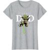 imageStar Wars Yoda Lightsaber Best Dad Fathers Day TShirtHeather Grey