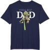 imageStar Wars Yoda Lightsaber Best Dad Fathers Day TShirtNavy Blue