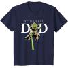 imageStar Wars Yoda Lightsaber Best Dad Fathers Day TShirtNavy Blue